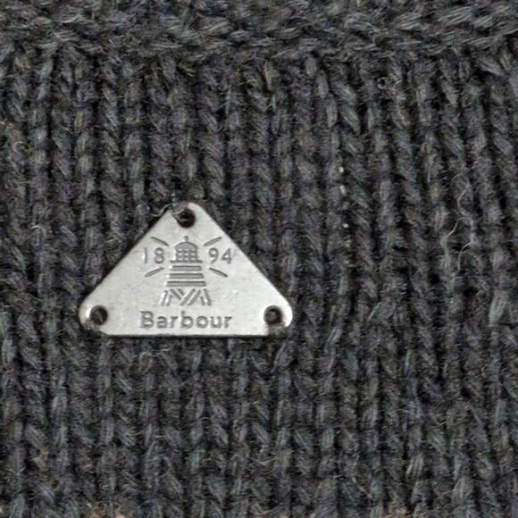 Barbour Kingsbury Knitted Sweater Dress Black Shift Long Sleeve Turtleneck 6 New - Picture 8 of 13